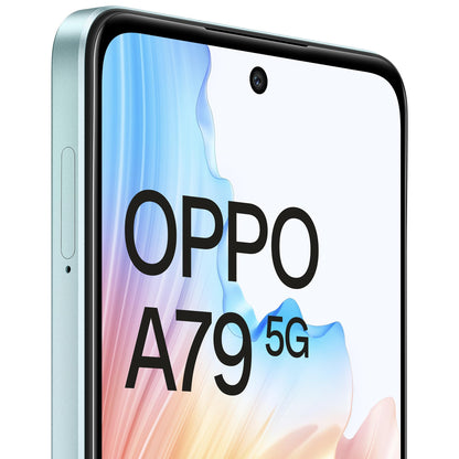 (Refurbished) Oppo A79 5G (Glowing Green, 8GB RAM, 128GB Storage) | 5000 mAh Battery with 33W SUPERVOOC Charger
