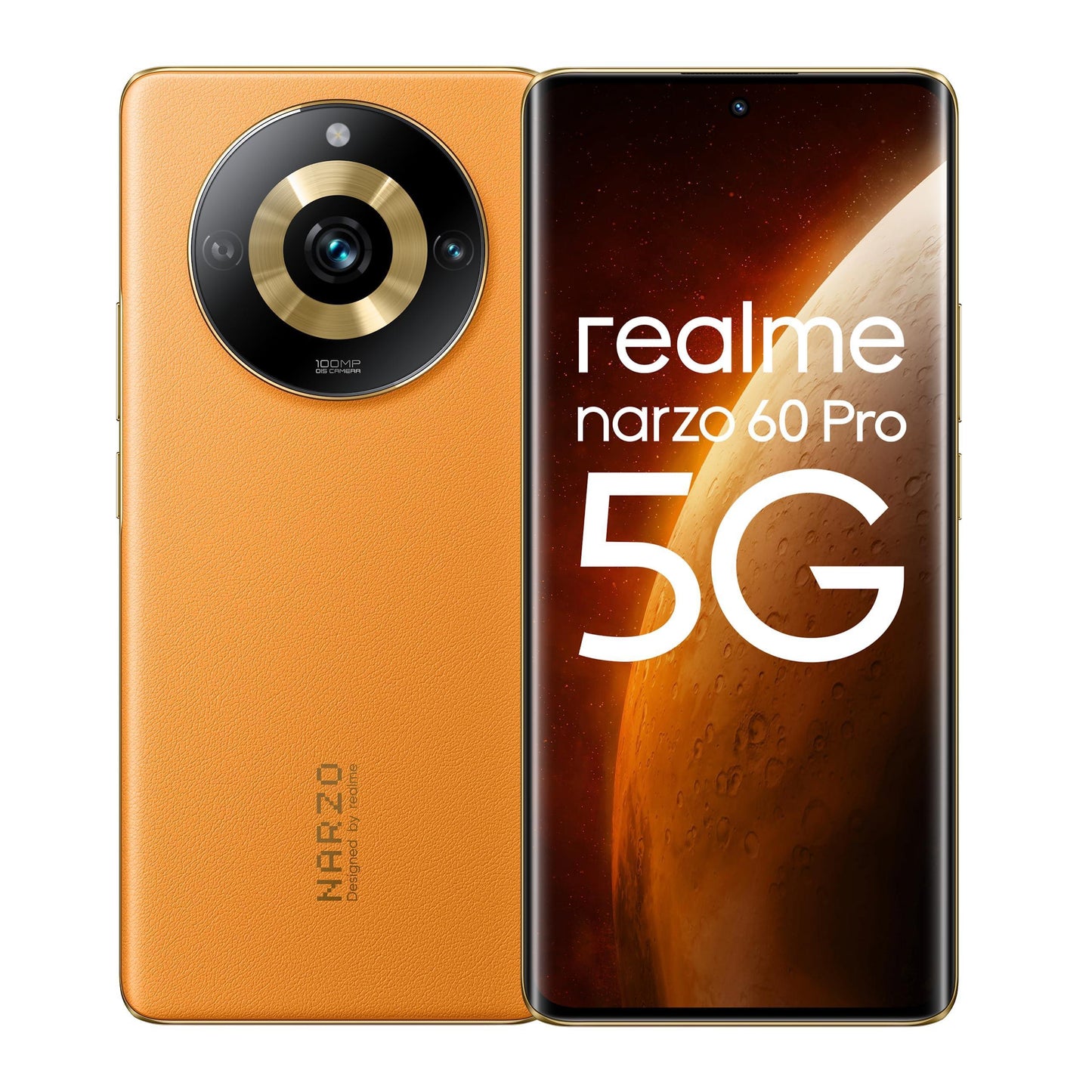 (Refurbished) realme narzo 60 Pro (Mars Orange,8GB+128GB) MediaTek Dimensity 7050 | 120 Hz Super Amoled Curved Display | 100 MP OIS Camera