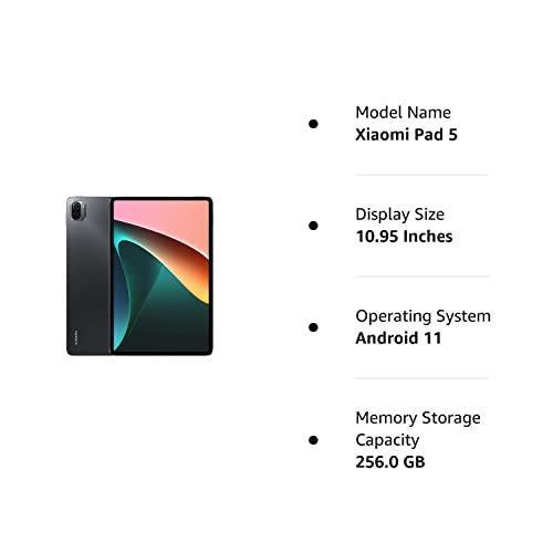 (Refurbished) Xiaomi Pad 5 | Snapdragon 860 | 2.5K Resolution, 120Hz Refresh Rate, DCI-P3, 27.81cm(10.95 inch) Dolby Vision Display | 6GB RAM | 256GB Storage | Quad Speaker Dolby Atmos | Wi-Fi Tablet, Cosmic Gray