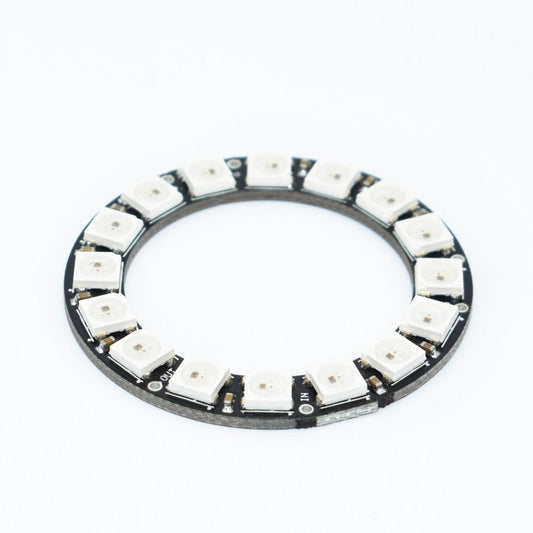 16Bit WS2812 5050 RGB LED Built-in Full Color Driving Lights Circular Development Board