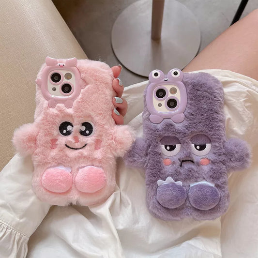 Warm Plush Fluffy Fuzzy Case - iPhone