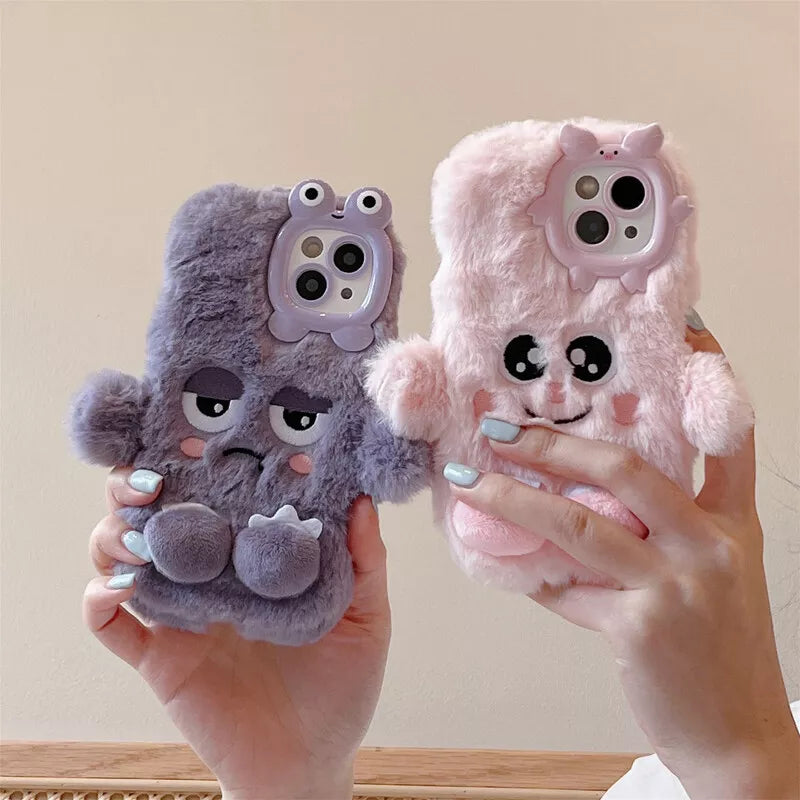 Warm Plush Fluffy Fuzzy Case - iPhone