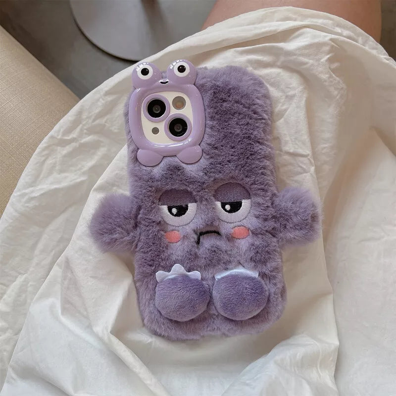 Warm Plush Fluffy Fuzzy Case - iPhone