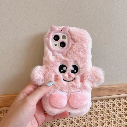 Warm Plush Fluffy Fuzzy Case - iPhone