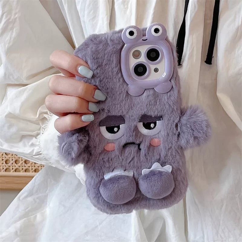 Warm Plush Fluffy Fuzzy Case - iPhone