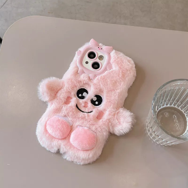Warm Plush Fluffy Fuzzy Case - iPhone