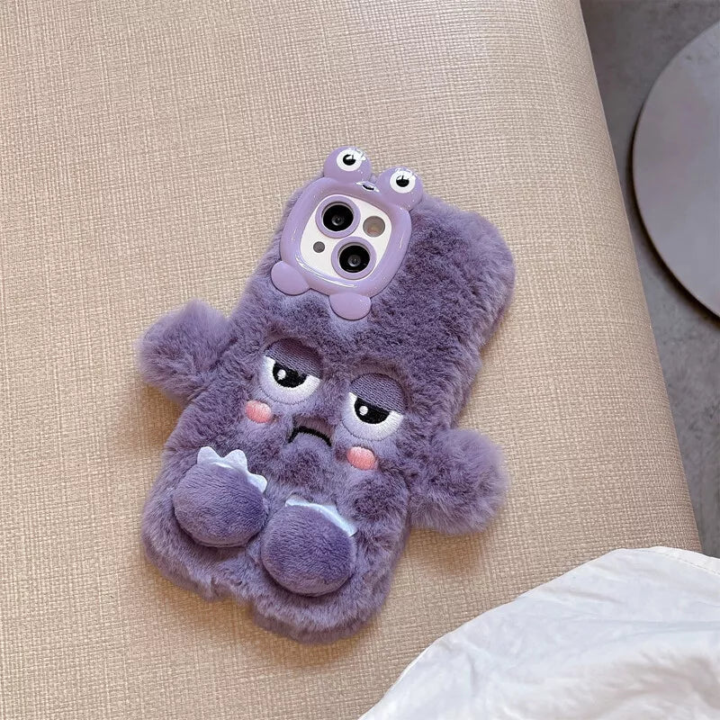 Warm Plush Fluffy Fuzzy Case - iPhone