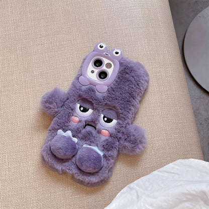 Warm Plush Fluffy Fuzzy Case - iPhone