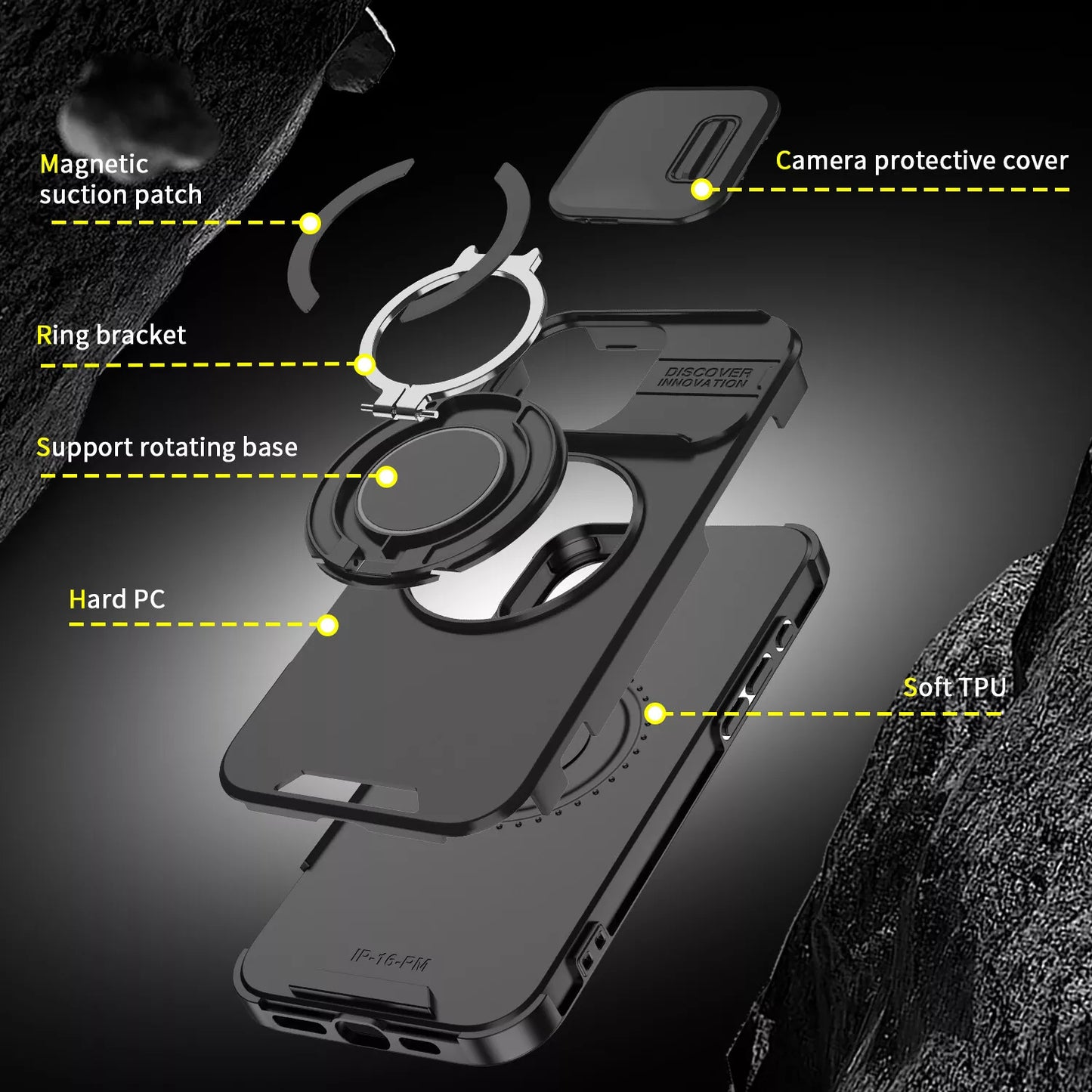 Wave Shield Ring Case