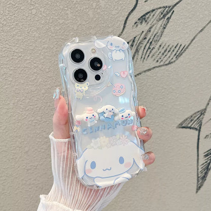 Cartoon Cinnamoroll Transparent Silicone Case