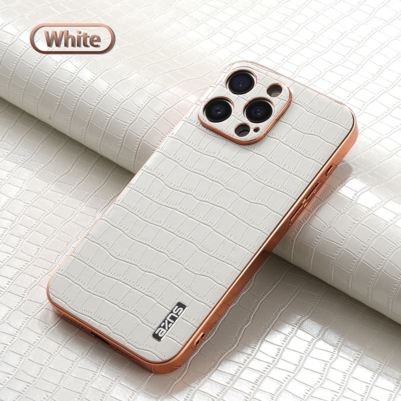 Lavish Croc Leather Craft Case - iPhone