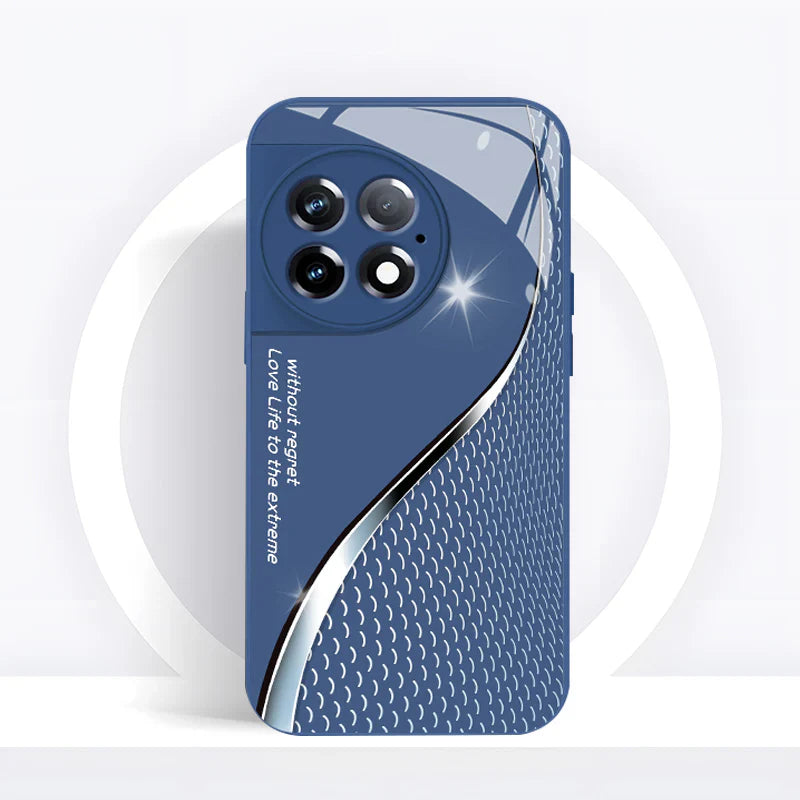 Elegant Fin Wave Glass Case - OnePlus