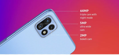 Samsung Galaxy F42 5G (Matte Aqua, 128 GB) (8 GB RAM) 5000 Mah Battery 64MP + 5MP + 2MP Camera 90Hz Refresh Rate