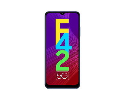 Samsung Galaxy F42 5G (Matte Aqua, 128 GB) (8 GB RAM) 5000 Mah Battery 64MP + 5MP + 2MP Camera 90Hz Refresh Rate