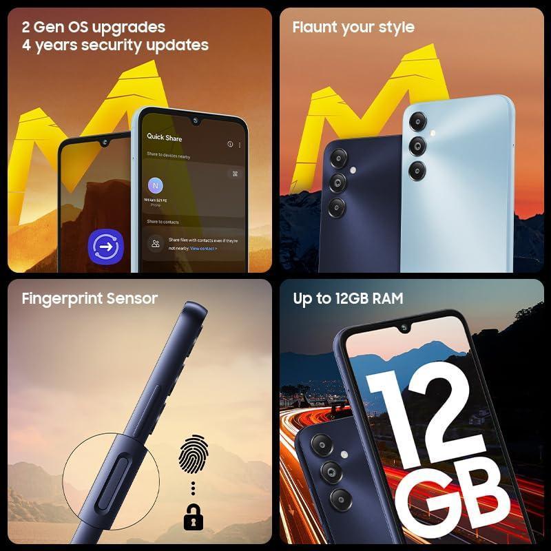 Samsung Galaxy M14 4G (Arctic Blue,4GB,64GB) Refurbished