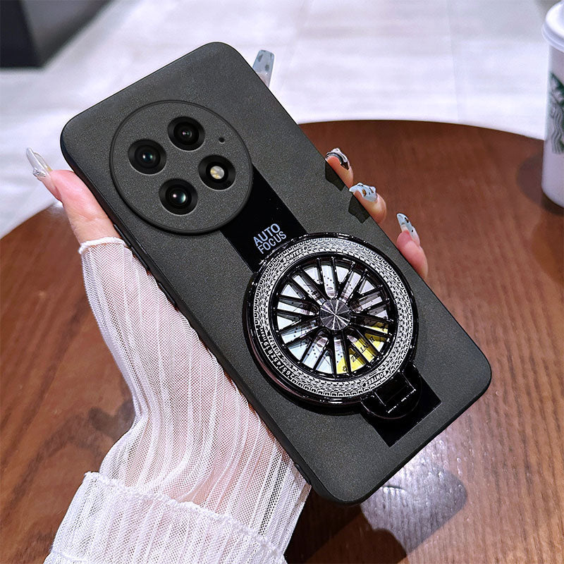 Ultimate Leather Wheel Ring Stand Case - OnePlus