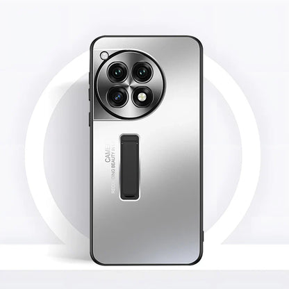 Frosted Metal Hybrid TPU Stand Case - OnePlus