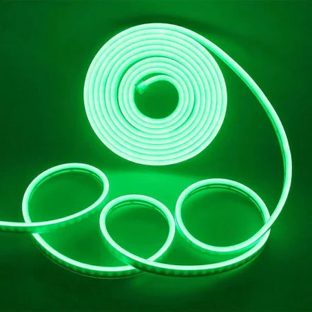 HiLight 12V Neon Flexible LED Strip Light 50 Meter (Green)