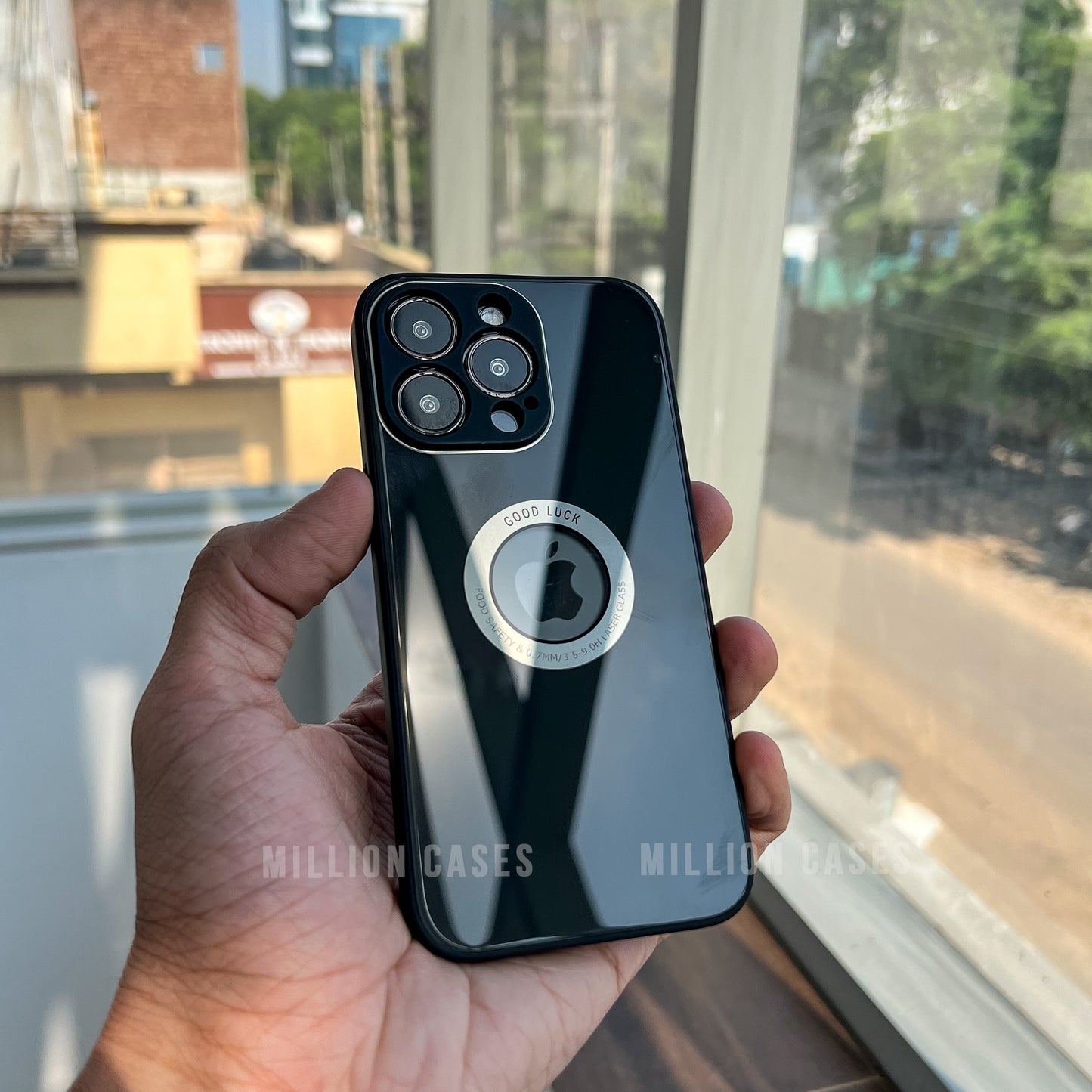 iPhone Series Logo Display Camera Protection Case