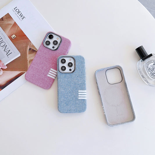 Vintage Vibes Retro Fabric Magnetic Case - iPhone
