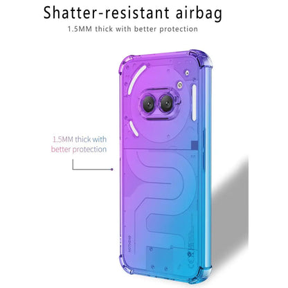 Luxurious Vibrant Clear Gradient Case - Nothing