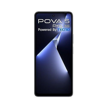 TECNO Pova 5 Pro 5G (Dark Illusion, 8GB RAM,256GB Storage)| Segment 1st 68W Ultra Fast Charging | India's 1st Multi-Colored Backlit ARC Interface | 50MP AI Dual Camera | 6.78”FHD+ Dot-in Display