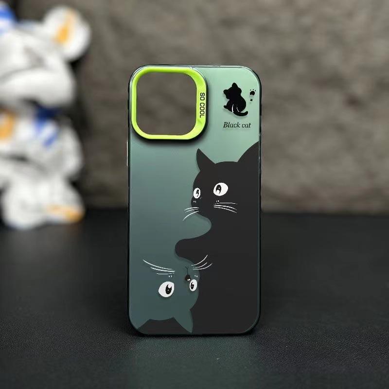Ingenious Artful Cat Cartoon Case - iPhone