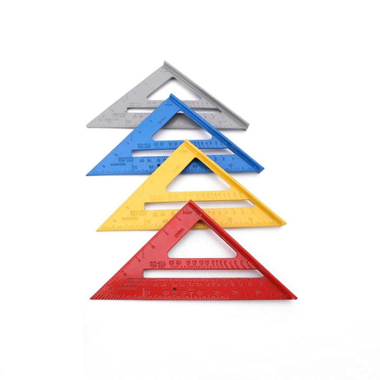 Metal-Body Triangle Double Sided Scale Ruler