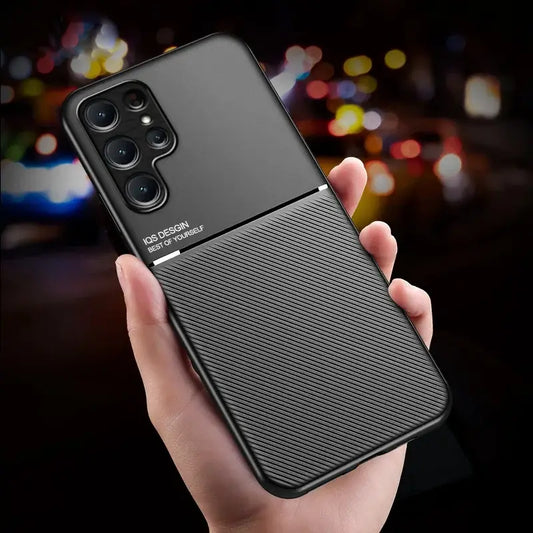 Luxe Slimline Moire Texture Grip Case - Samsung
