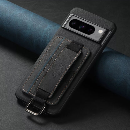 Premium Leather Belted Stand Case - Google
