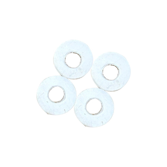 3.3 x 8mm White Nylon Washer