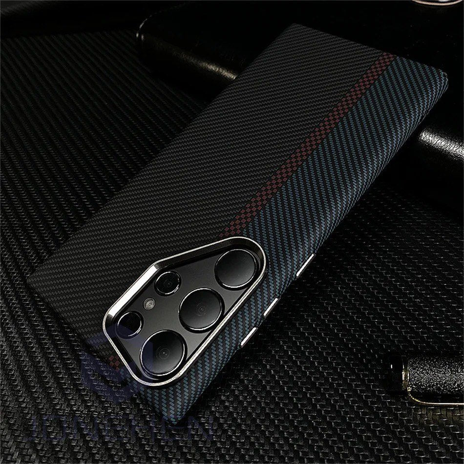 Luxury Matrix Armor Carbon Fiber Case - Samsung