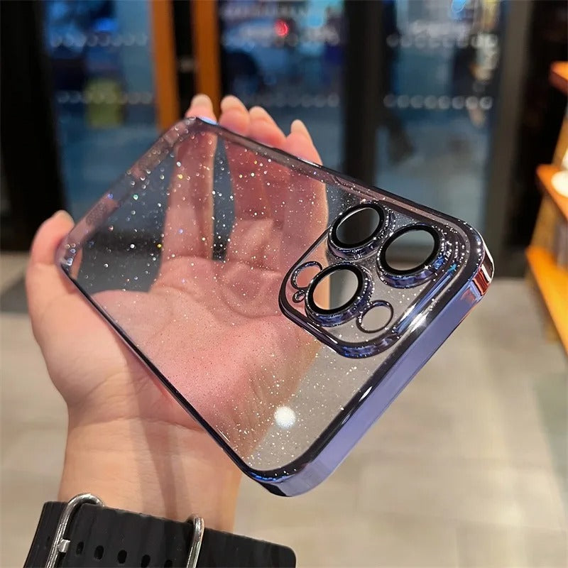 Luxury Transparent Bling Case - Iphone