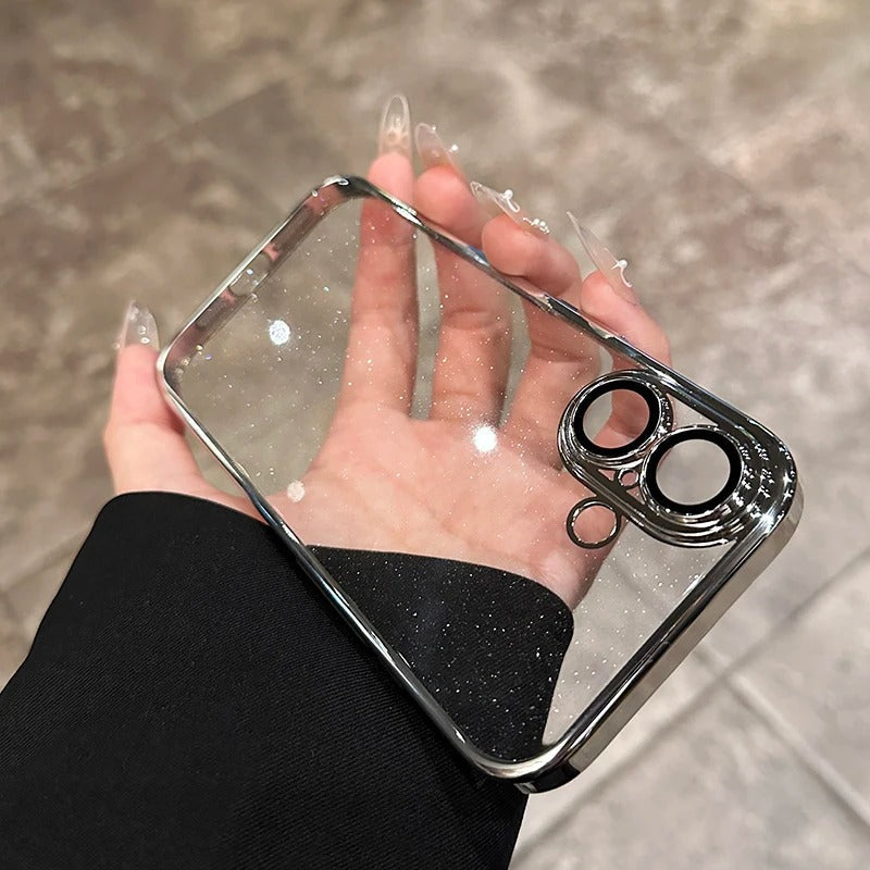 Luxury Transparent Bling Case - Iphone