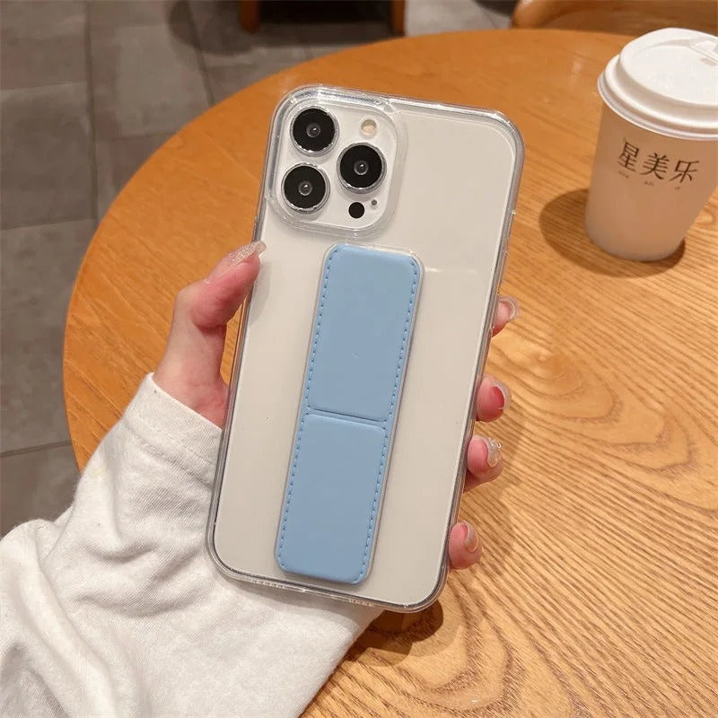 Magnetic Wrist Strap Stand Case - iPhone