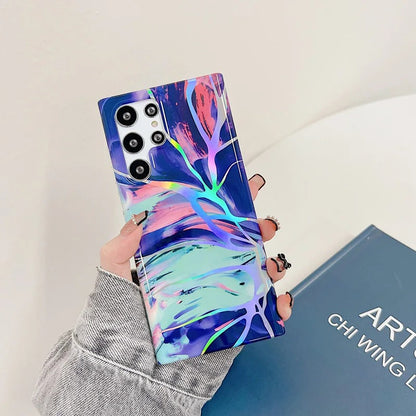 Luxe Marble Laser Pattern Case - Samsung