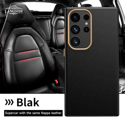 Urban Blend Leather Back Shield Case - Samsung