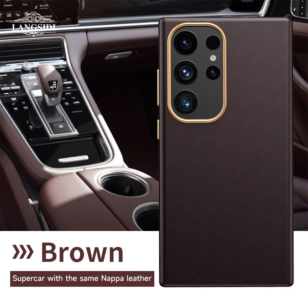 Urban Blend Leather Back Shield Case - Samsung