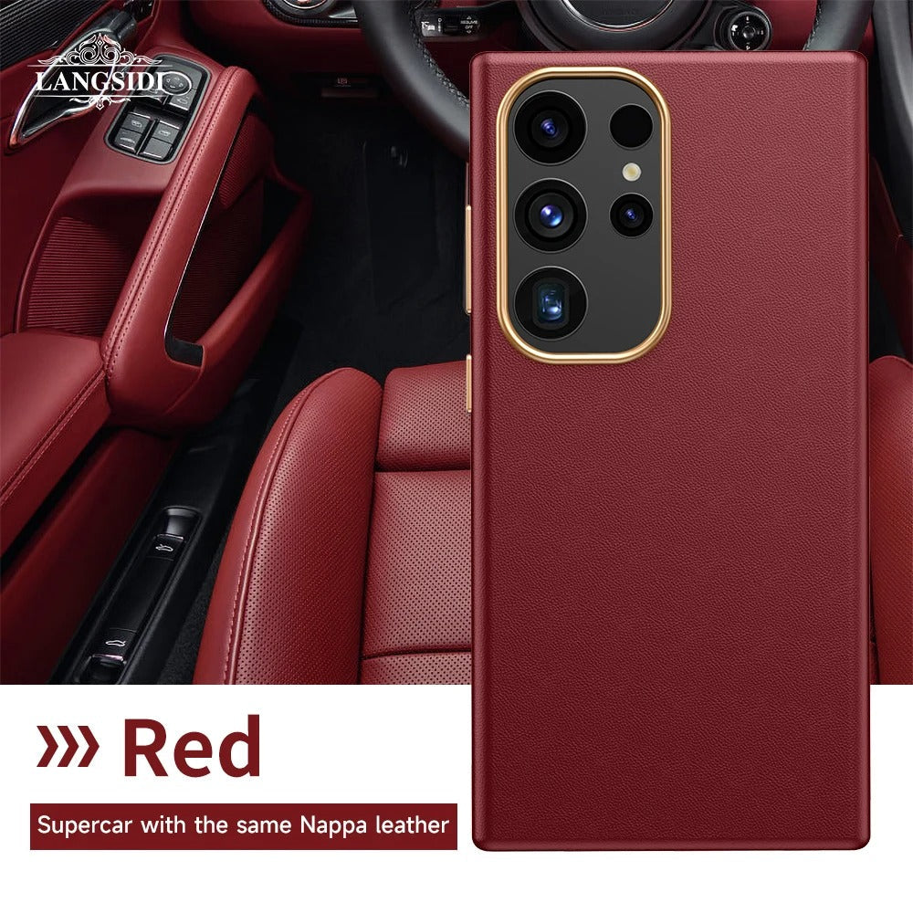 Urban Blend Leather Back Shield Case - Samsung