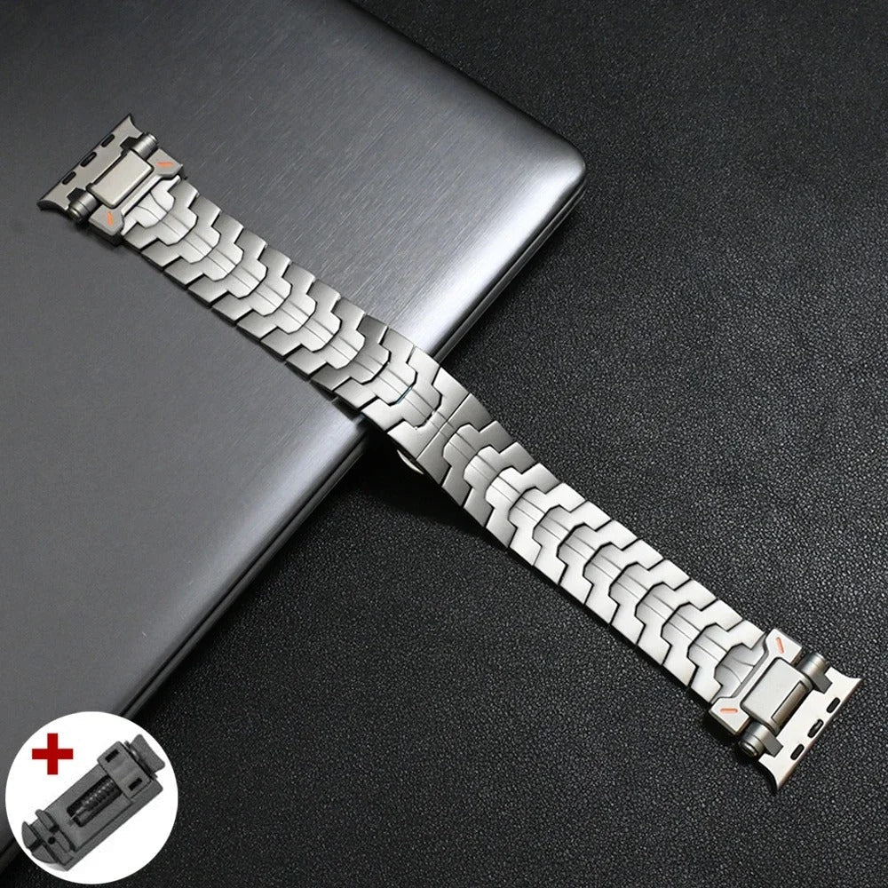 Titanium Sleek Metal Bracelet for Apple Watch Ultra