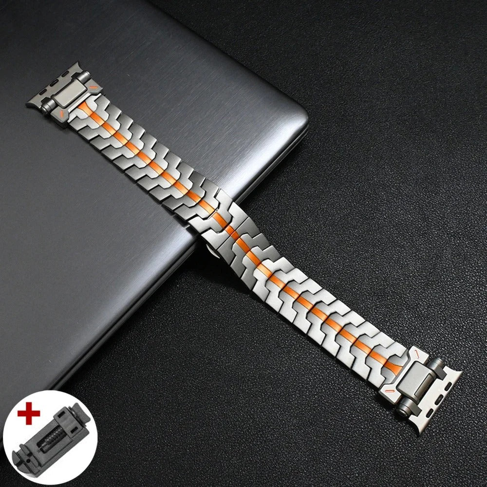 Titanium Sleek Metal Bracelet for Apple Watch Ultra