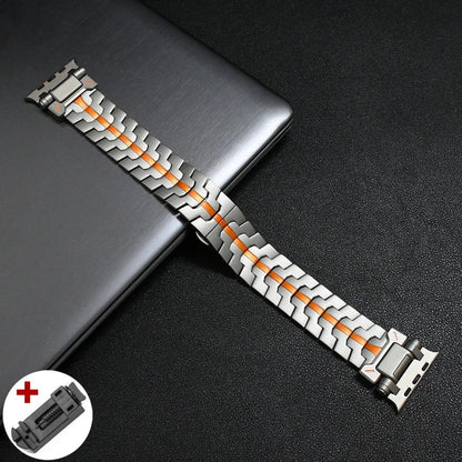 Titanium Sleek Metal Bracelet for Apple Watch Ultra