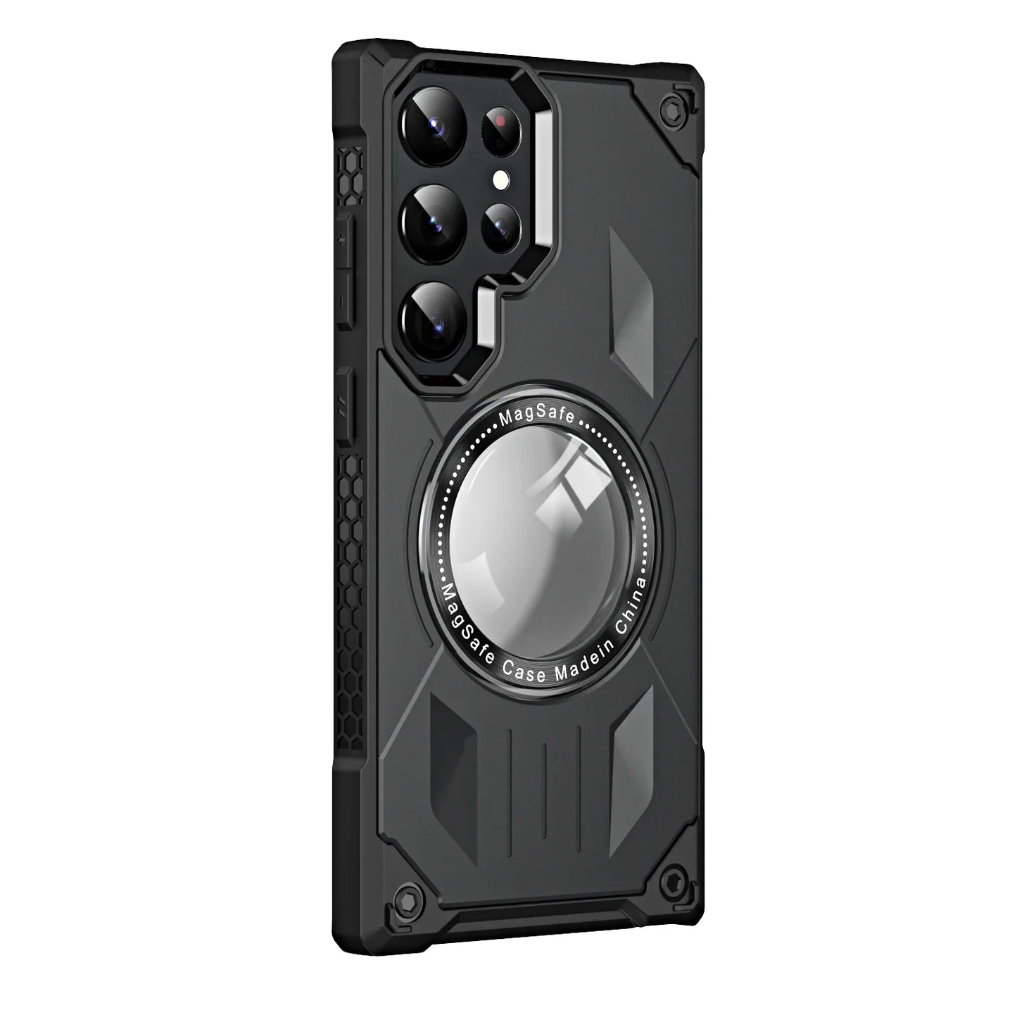 Armor Rugged Metal Ring Kickstand Case - Samsung