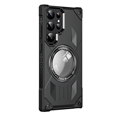 Armor Rugged Metal Ring Kickstand Case - Samsung