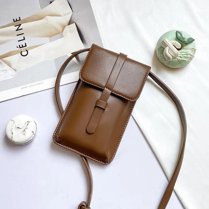 Chic Flap Closure Crossbody Bag