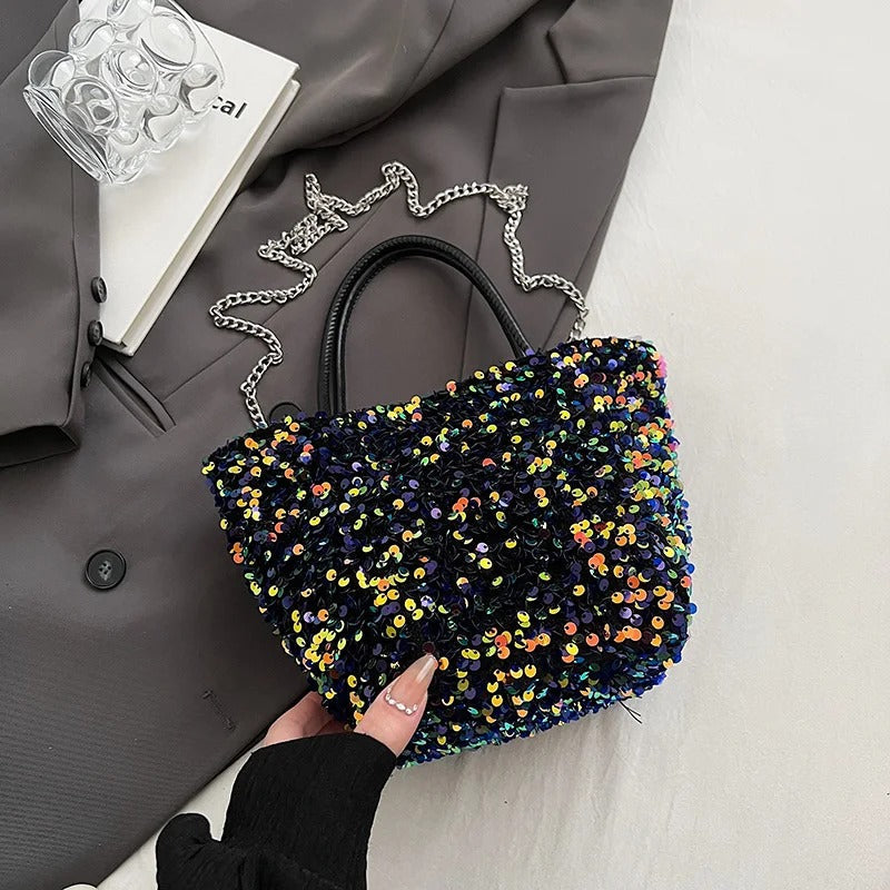 Classy Sequin Shiny Underarm Bag