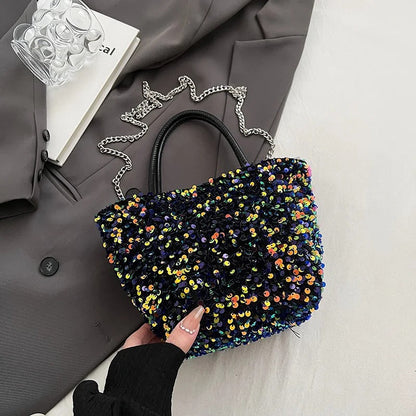 Classy Sequin Shiny Underarm Bag
