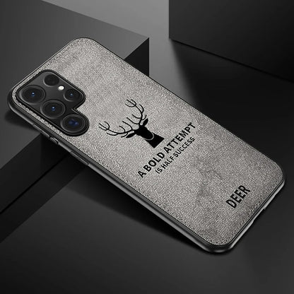 Deer Pattern Inspirational Soft Case - Samsung