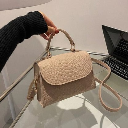Retro Solid Color Handbag