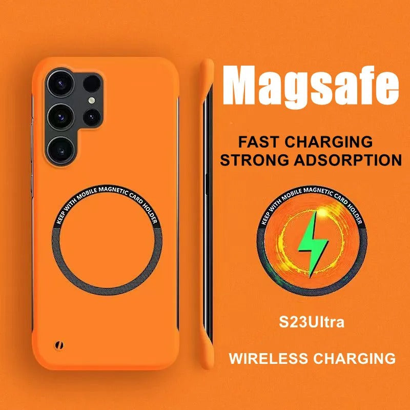Stealth Matte Magsafe Armor Case - Samsung